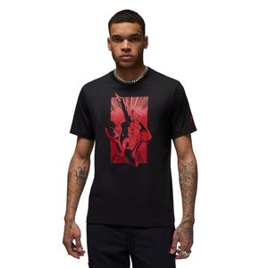 Jordan Men's Brand Graphic Crewneck Tee - Black/Red